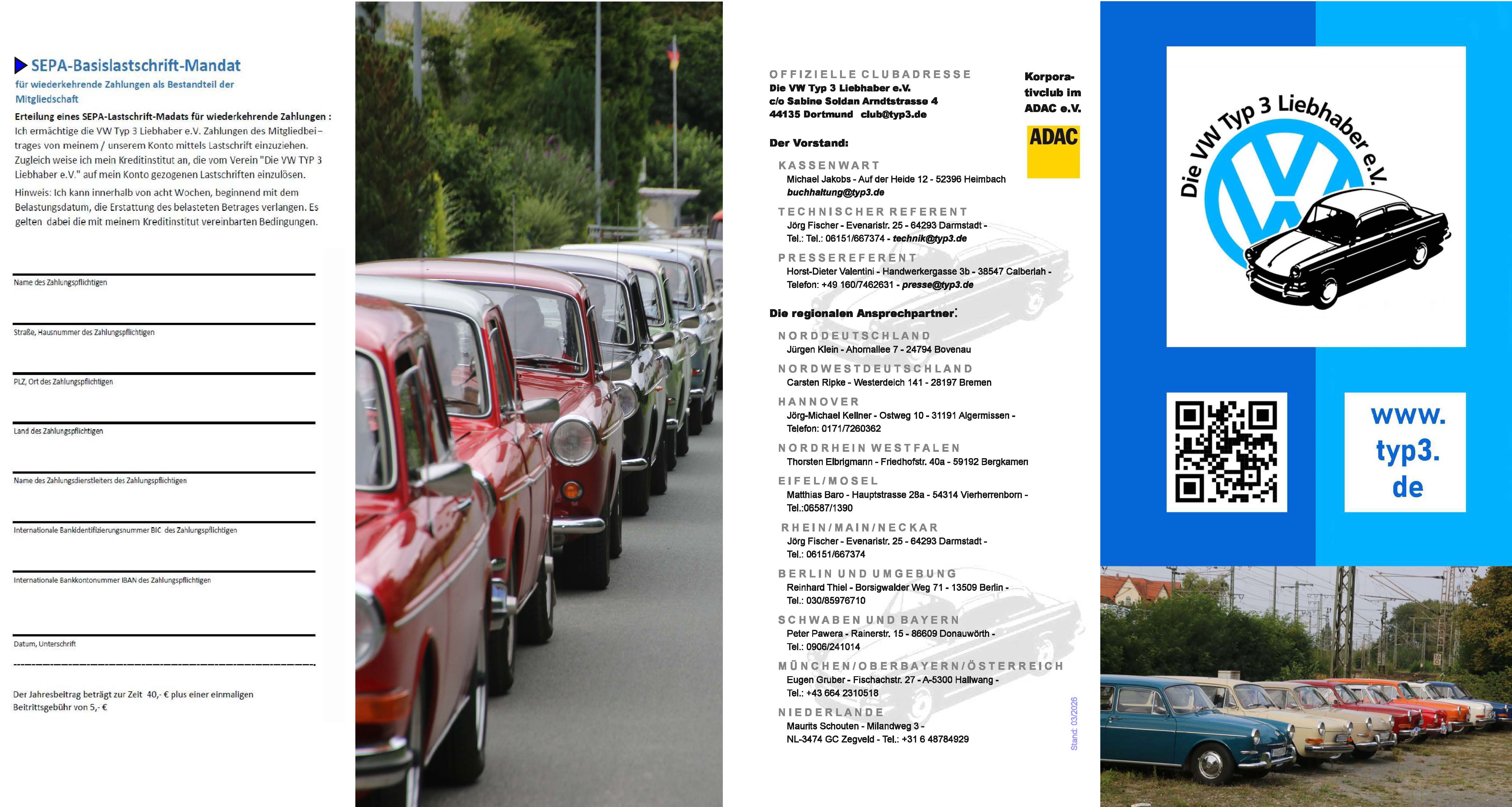 Infoflyer Preview Flyer Die VW Typ3 Liebhaber e.V.